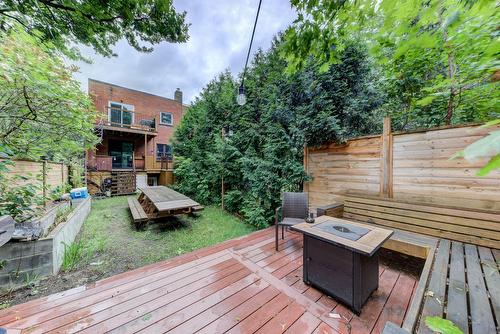 Backyard - 4644A Av. Royal, Montréal (Côte-Des-Neiges/Notre-Dame-De-Grâce), QC - Outdoor With Deck Patio Veranda