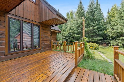 Balcon - 90 Ch. De L'Iris, Mont-Blanc, QC - Outdoor With Deck Patio Veranda With Exterior