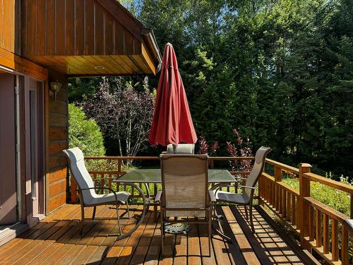 Terrasse - 90 Ch. De L'Iris, Mont-Blanc, QC - Outdoor With Deck Patio Veranda With Exterior