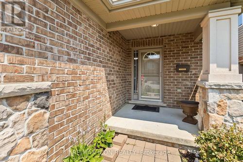 Brick and Stone wall at the entrance. - 3190 Pomeroy Lane, London South (South V), ON - Outdoor With Exterior