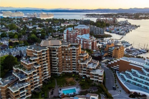 1102-225 Belleville St, Victoria, BC - Outdoor With Body Of Water With View