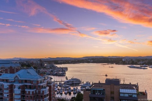 1102-225 Belleville St, Victoria, BC - Outdoor With Body Of Water With View