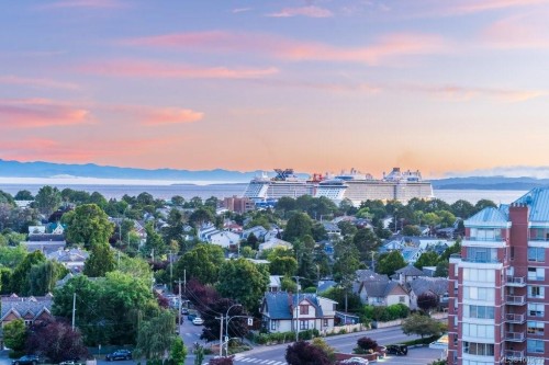 1102-225 Belleville St, Victoria, BC - Outdoor With Body Of Water With View