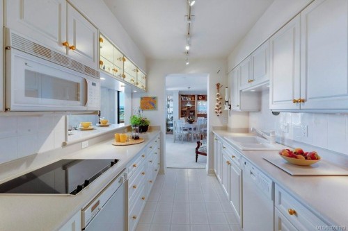 1102-225 Belleville St, Victoria, BC - Indoor Photo Showing Kitchen
