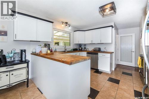 33 Birch Drive, Birch Hills, SK - Indoor Photo Showing Kitchen With Double Sink