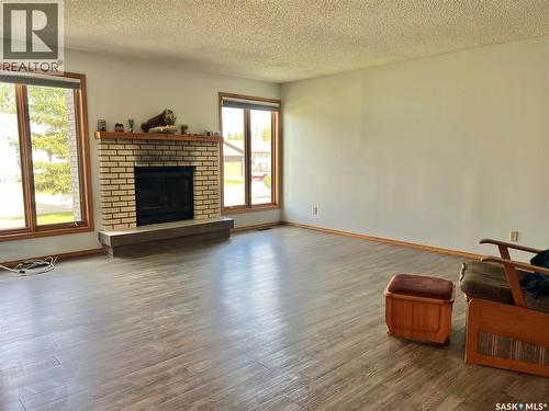 10 Birch Street, Porcupine Plain, SK - Indoor Photo Showing Living Room With Fireplace