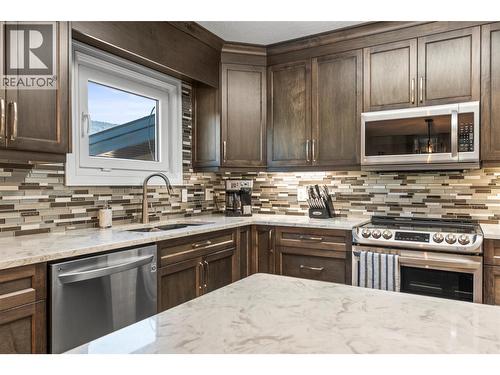 48 Waterside Road, Enderby, BC - Indoor Photo Showing Kitchen With Upgraded Kitchen