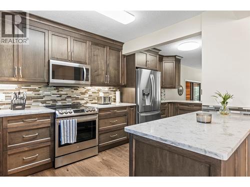 48 Waterside Road, Enderby, BC - Indoor Photo Showing Kitchen With Upgraded Kitchen