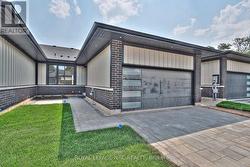 Rear patio and rear garage - 