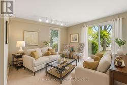 Digitally staged - Living room - 