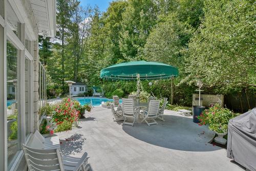 Terrasse - 7 Place De Briey, Lorraine, QC - Outdoor With In Ground Pool