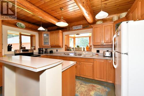 3740 Cameron Road, Eagle Bay, BC - Indoor Photo Showing Kitchen With Double Sink