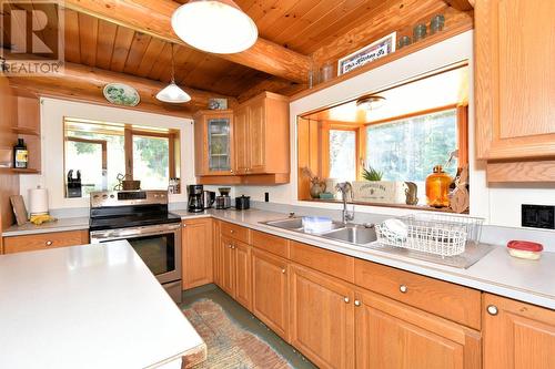 3740 Cameron Road, Eagle Bay, BC - Indoor Photo Showing Kitchen With Double Sink