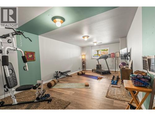 2907 Gyp Road, Falkland, BC - Indoor Photo Showing Gym Room