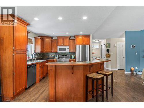 2907 Gyp Road, Falkland, BC - Indoor Photo Showing Kitchen