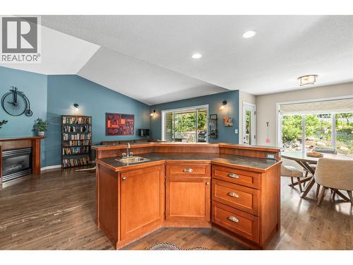 2907 Gyp Road, Falkland, BC - Indoor With Fireplace