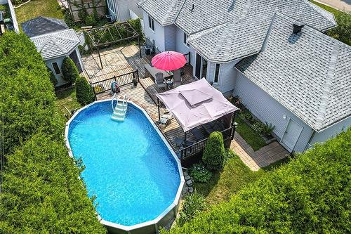 Cour - 62 Rue Norval-Jones, Gatineau (Aylmer), QC - Outdoor With Above Ground Pool With Deck Patio Veranda