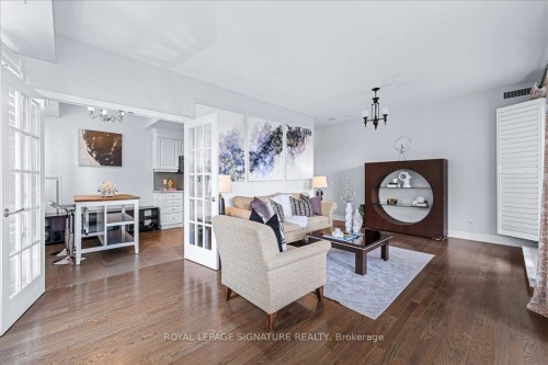 308-23 Rean Drive, Toronto, ON - Indoor Photo Showing Living Room