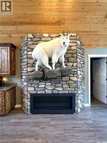 2 Derby Lane, Big Shell, SK - Indoor With Fireplace