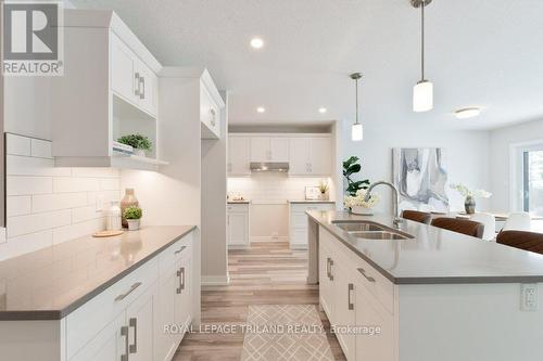 169 Styles Drive, St. Thomas, ON - Indoor Photo Showing Kitchen With Double Sink With Upgraded Kitchen