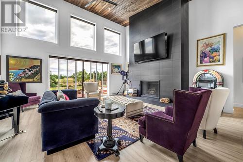 46 Middle Ledge Drive, Logy Bay, NL - Indoor Photo Showing Living Room With Fireplace