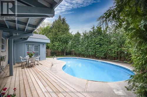 198 Romfield Circuit, Markham, ON - Outdoor With In Ground Pool With Deck Patio Veranda