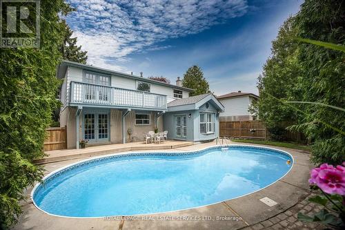 198 Romfield Circuit, Markham, ON - Outdoor With In Ground Pool With Deck Patio Veranda With Backyard With Exterior