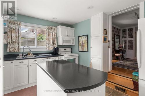 185 Chapel Street, Cobourg, ON - Indoor Photo Showing Kitchen With Double Sink