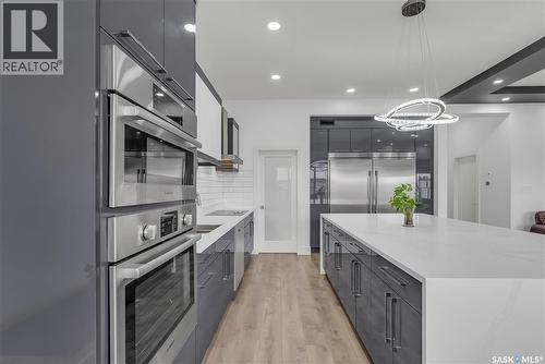 144 Forsey Avenue, Saskatoon, SK - Indoor Photo Showing Kitchen With Upgraded Kitchen