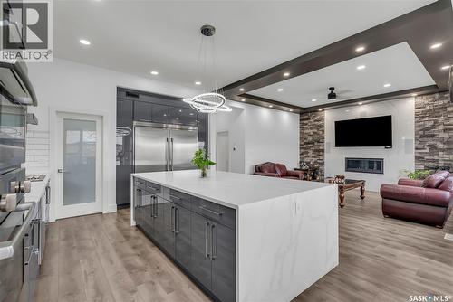 144 Forsey Avenue, Saskatoon, SK - Indoor With Fireplace