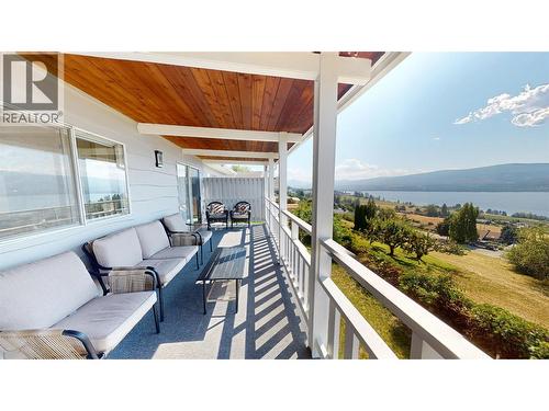 Deck - Lake View - 1163 Menu Road, West Kelowna, BC - Outdoor With Body Of Water With Exterior