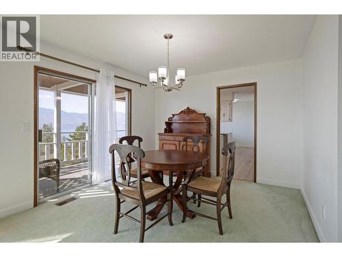 Dining Room - 1163 Menu Road, West Kelowna, BC - Indoor Photo Showing Dining Room