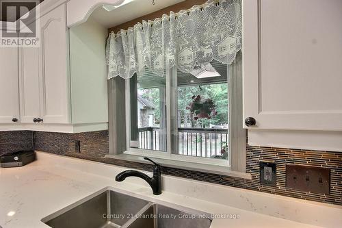 1082 Green Lake Road, Algonquin Highlands (Stanhope), ON - Indoor Photo Showing Kitchen With Double Sink