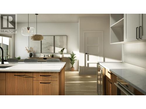 800 Riverside Way Unit# 404, Fernie, BC - Indoor Photo Showing Kitchen With Upgraded Kitchen