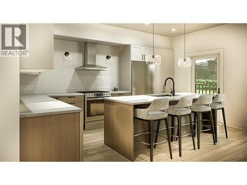 800 Riverside Way Unit# 403, Fernie, BC - Indoor Photo Showing Kitchen With Upgraded Kitchen