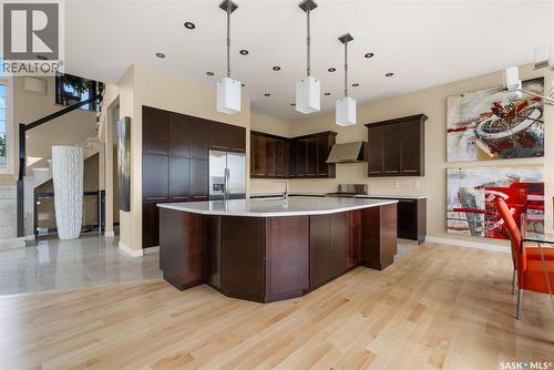 6110 Wascana Court, Regina, SK - Indoor Photo Showing Kitchen With Upgraded Kitchen