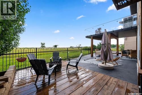 6110 Wascana Court, Regina, SK - Outdoor With Deck Patio Veranda With Exterior