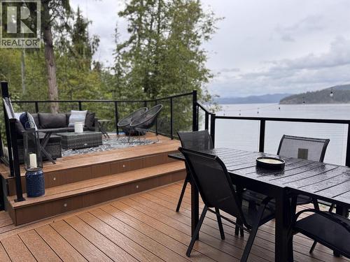 3937 Canim-Hendrix Lake Road, Canim Lake, BC - Outdoor With Body Of Water With Deck Patio Veranda With Exterior