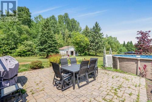 3245 Pattee Road, East Hawkesbury, ON - Outdoor With Above Ground Pool With Deck Patio Veranda