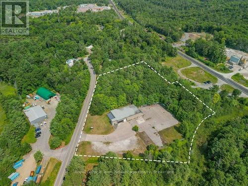 Aerial with Approximate Lot Line - 32 James Bay Junction Road, Seguin, ON 