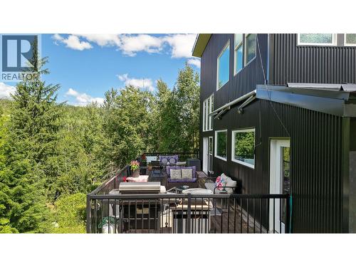 300 Richie Road, Rossland, BC - Outdoor With Deck Patio Veranda With Exterior