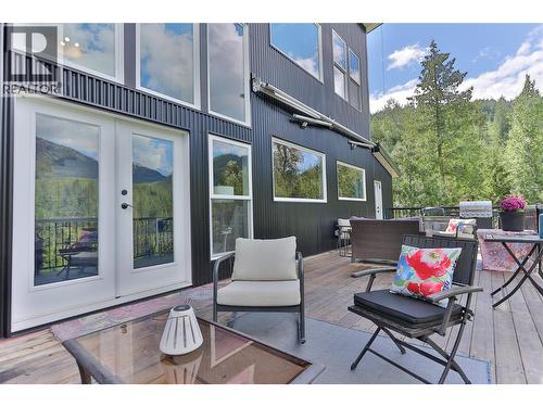 300 Richie Road, Rossland, BC - Outdoor With Deck Patio Veranda With Exterior