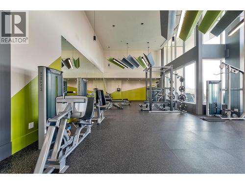 1191 Sunset Drive Unit# 2202, Kelowna, BC - Indoor Photo Showing Gym Room