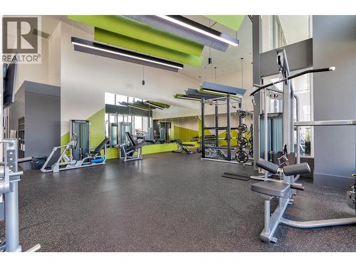 1191 Sunset Drive Unit# 2202, Kelowna, BC - Indoor Photo Showing Gym Room