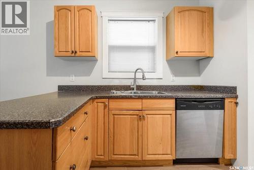 2156 Queen Street, Regina, SK - Indoor Photo Showing Kitchen With Double Sink