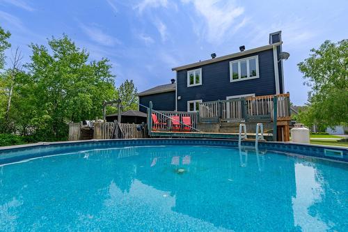 Pool - 202 25E Rue O., Venise-En-Québec, QC - Outdoor With Above Ground Pool With Backyard With Exterior