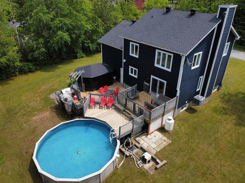 Aerial photo - 202 25E Rue O., Venise-En-Québec, QC - Outdoor With Above Ground Pool