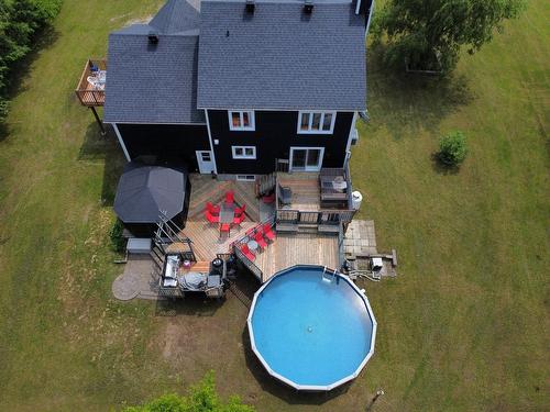 Aerial photo - 202 25E Rue O., Venise-En-Québec, QC - Outdoor With Above Ground Pool