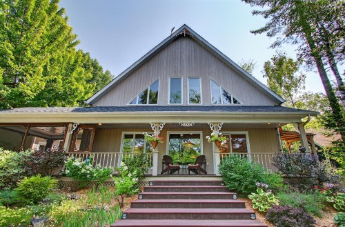 Façade - 126 Ch. Des Simoneau, Lac-Simon, QC - Outdoor With Deck Patio Veranda