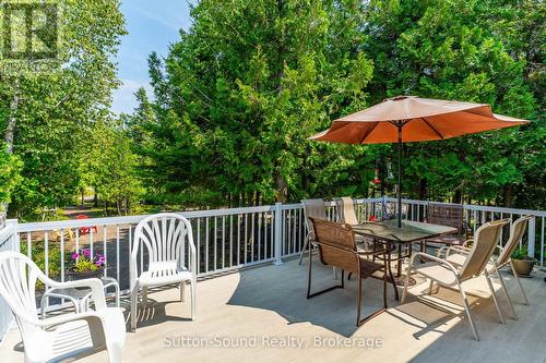 1215 Sunset Drive, South Bruce Peninsula, ON - Outdoor With Deck Patio Veranda